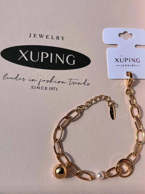 pulsera billas perlas xuping jewerly rose