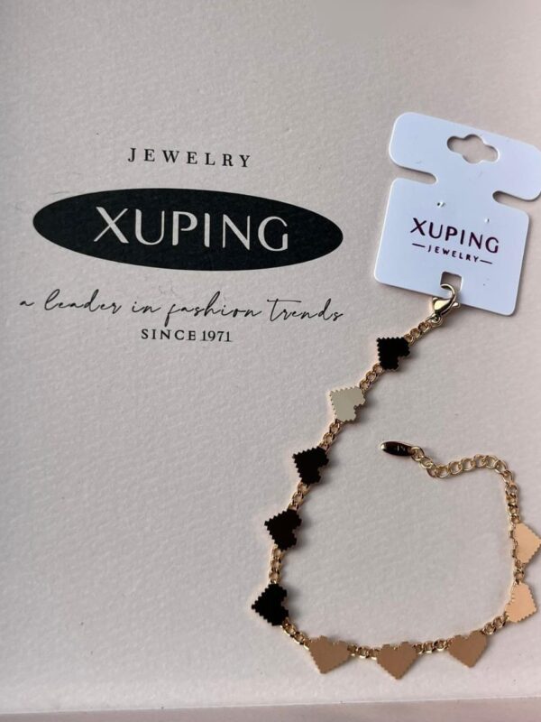 pulsera corazon xuping jewerly rose