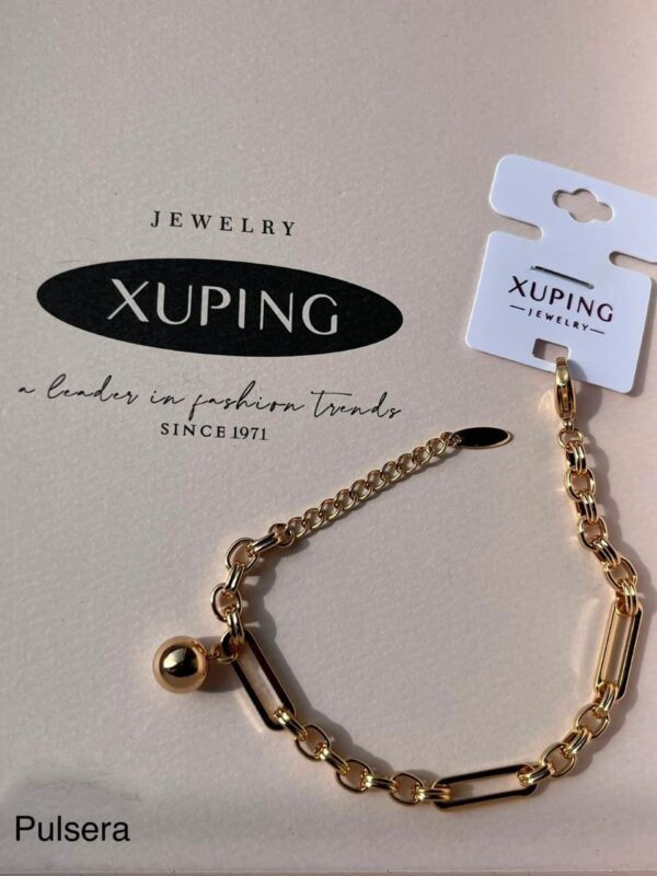 pulsera eslabon billa xuping jewerly rose