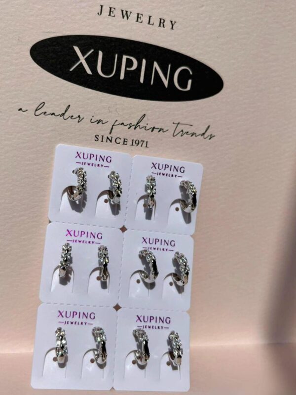 arete xuping jewerly plateado