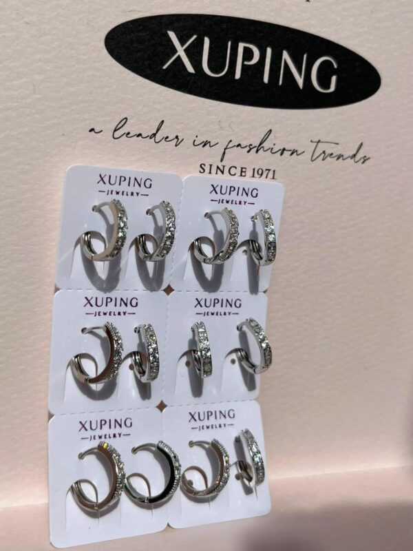 arete xuping jewerly plateado