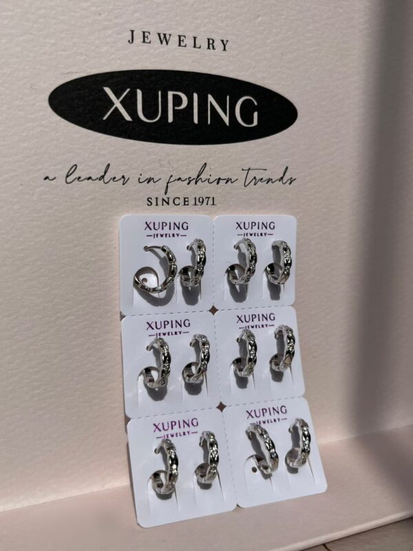 arete xuping jewerly plateado