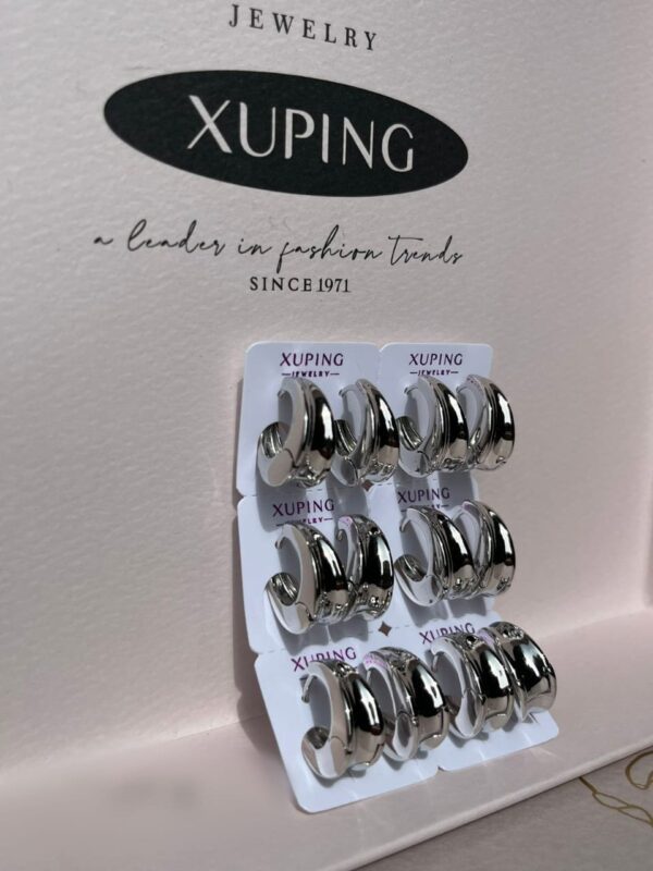 arete xuping jewerly plateado