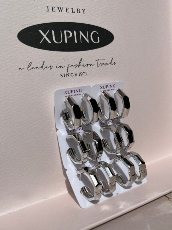 arete xuping jewerly plateado