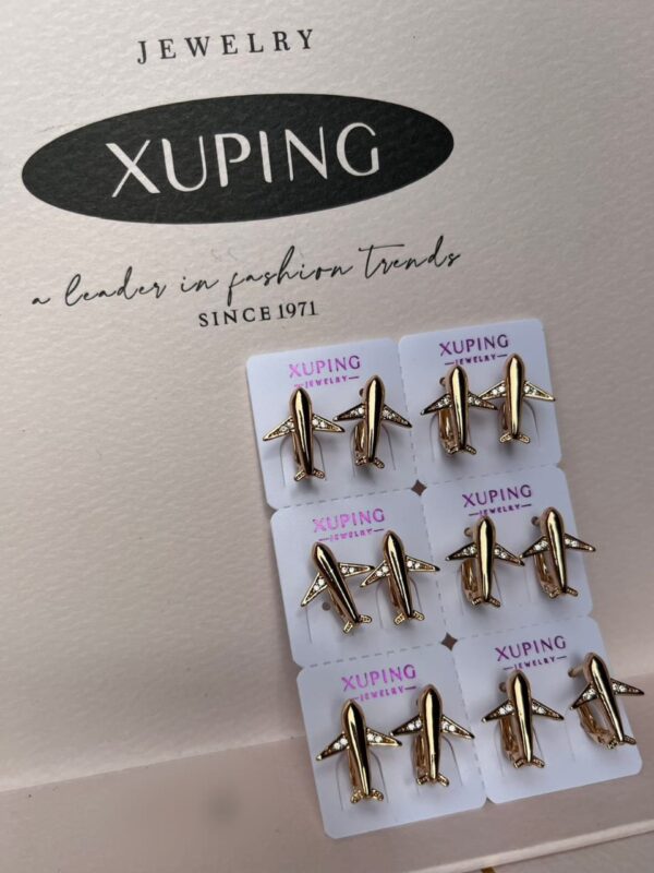 arete avión ✈️ xuping jewerly rose