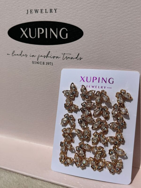 arete mariposa xuping jewerly rose