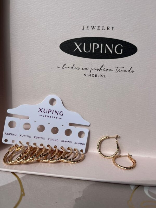 arete labrado xuping jewerly rose