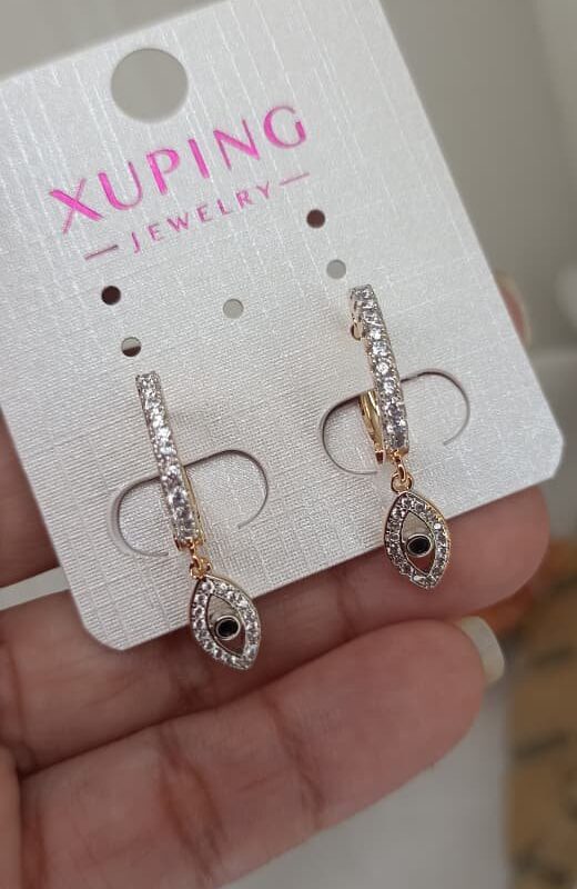 arete ojo protector xuping jewerly rose