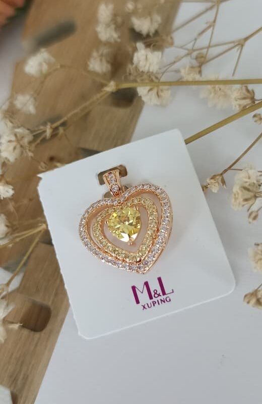 dije chunky corazon xuping m&L rose