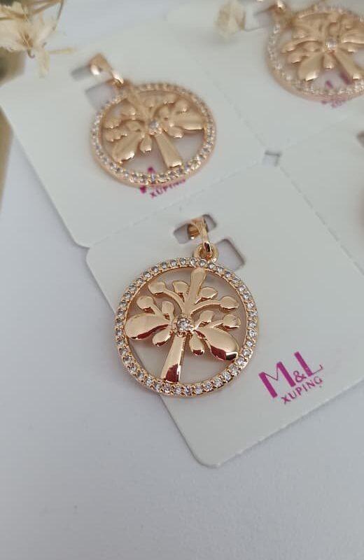 dije árbol de vida xuping m&L rose