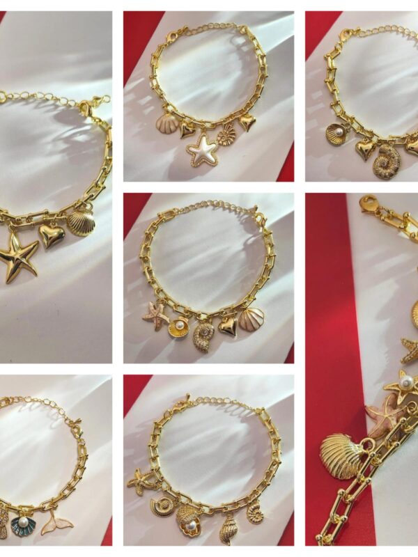 fcd1ec5b-6ebe-4d3b-afe8-1a96d9ee4971 pulsera eslabon tipo U, marinos dorado