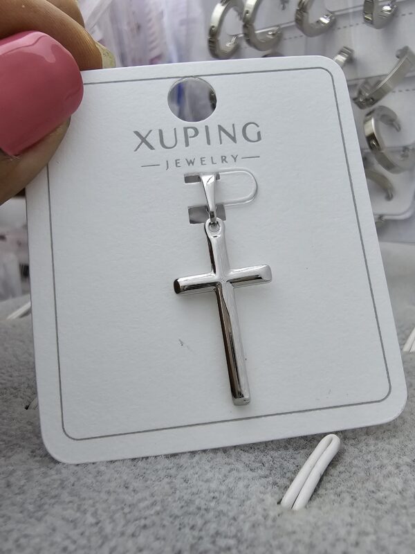 dije cruz plateado xuping jewerly