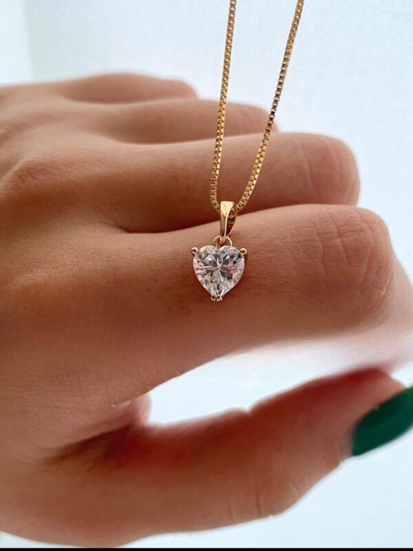 dije corazon punto de luz xuping jewerly rose