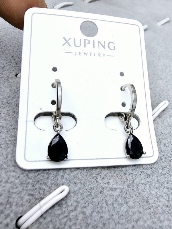 arete gota colgante plateado xuping jewerly