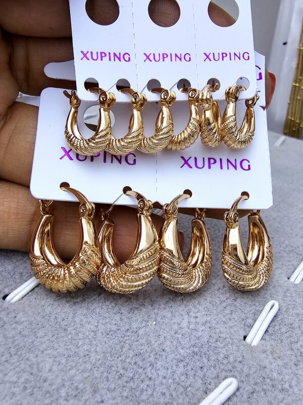 arete labrado canasta rose xuping jewerly