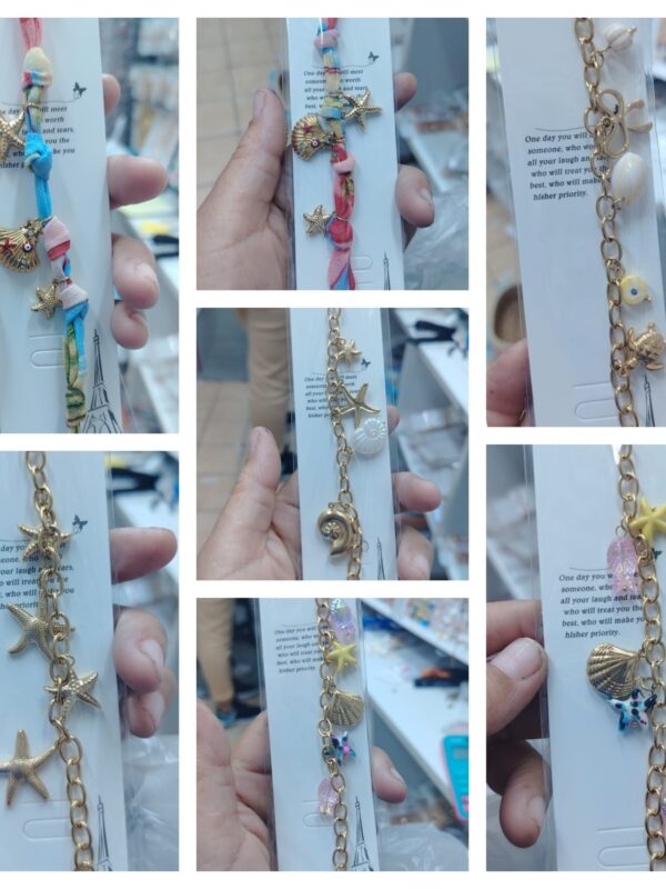 pulsera bandanas acero dorado