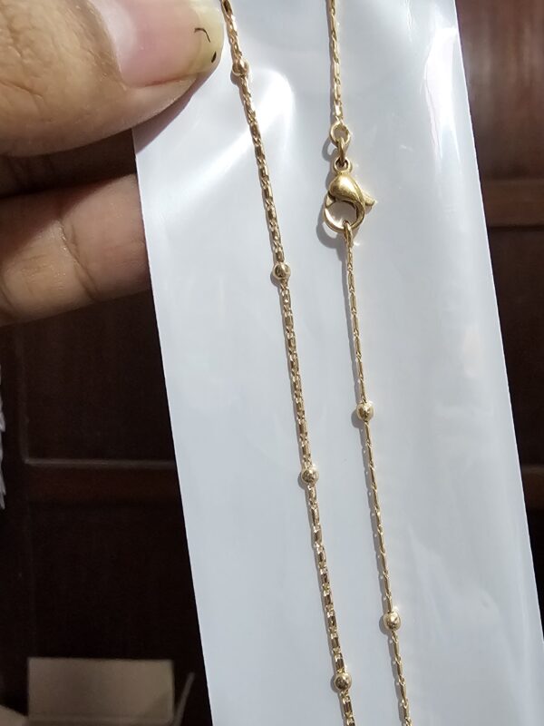 cadena fina billa 2mm rose 45cm xuping jewerly