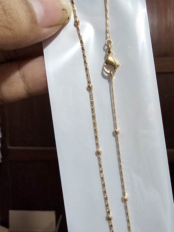cadena fina billa 2mm rose 45cm xuping jewerly