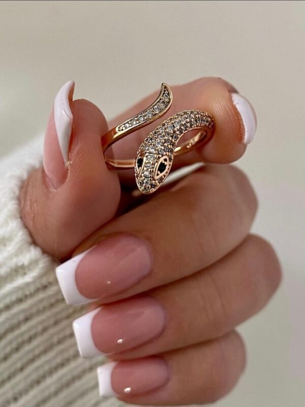 anillos regulable serpiente xuping jewerly rose