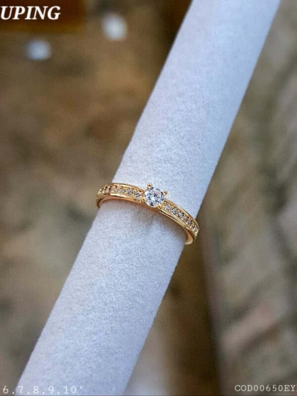 anillos tallas (6,7,8,9,10) xuping jewerly rose