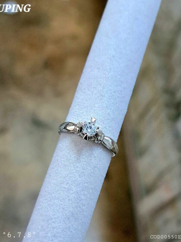 anillos tallas (6,7,8) xuping jewerly plateado