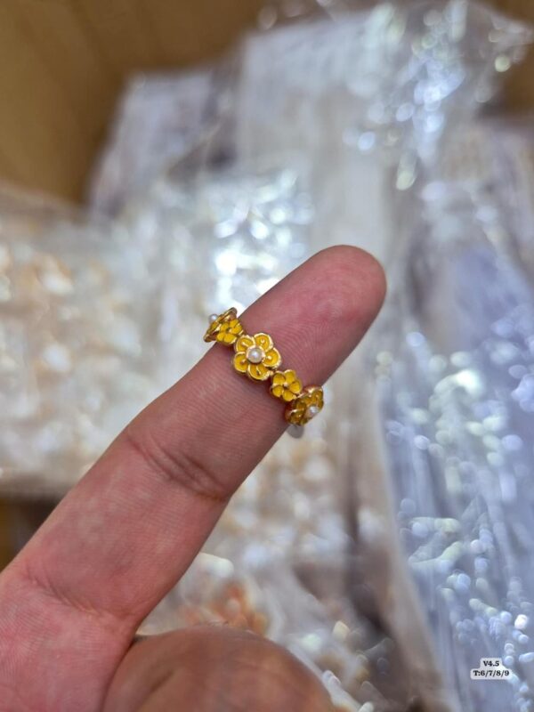 anillos (tallas 6,7,8,9) flores 💍🌸 xuping jewerly rose