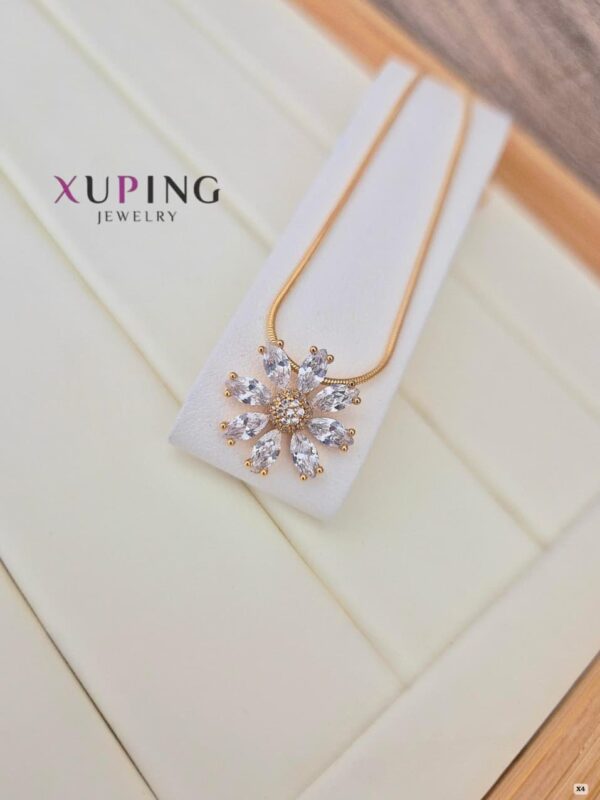 collar flores xuping jewerly rose