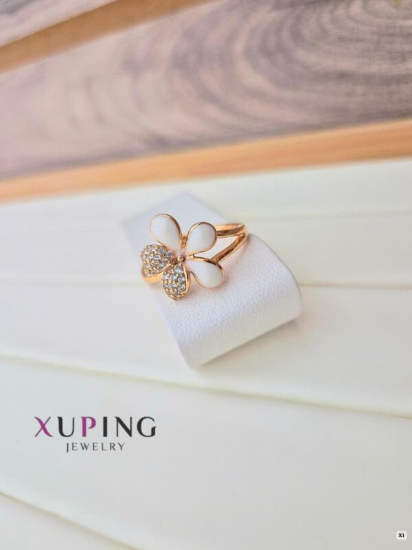 Anillo (tallas 7,8) esmaltado xuping jewerly rose