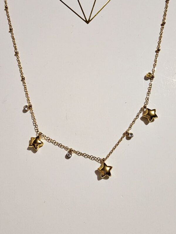 collar estrella puntos de luz xuping TTM dorado