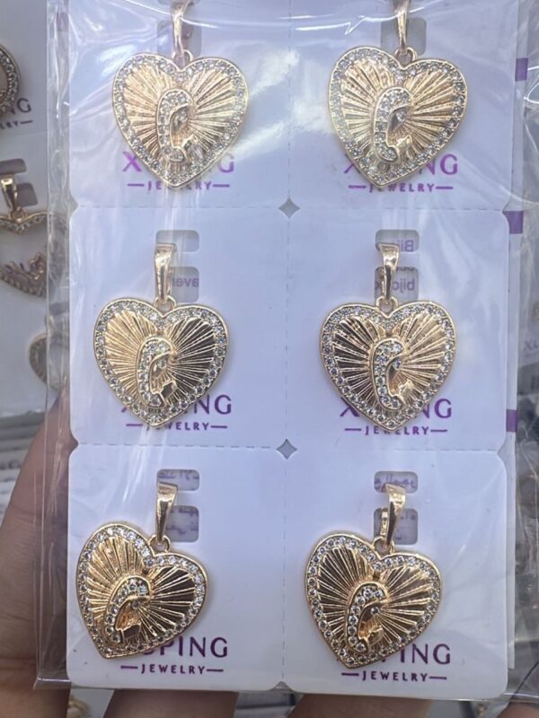 dije virgen corazon xuping jewerly