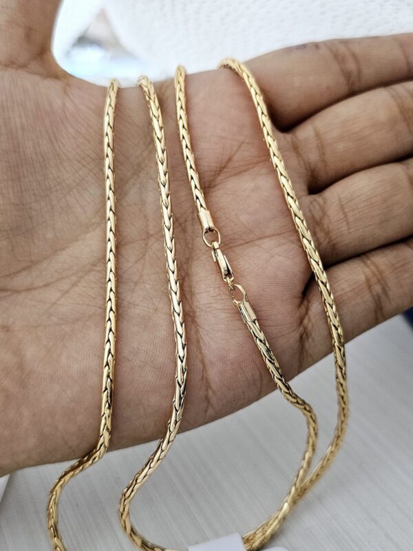 cadena cuerda 50cm xuping jewerly rose