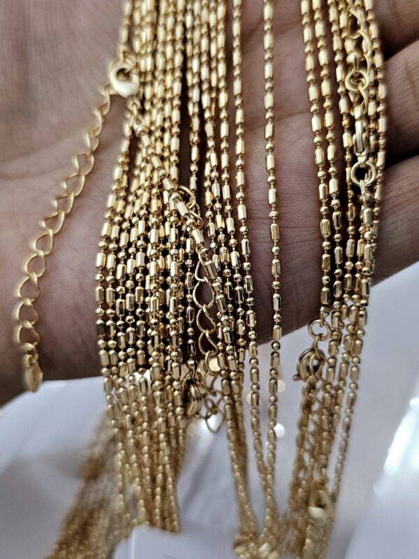 cadena punto y coma 45cm+ extensión xuping jewerly rose