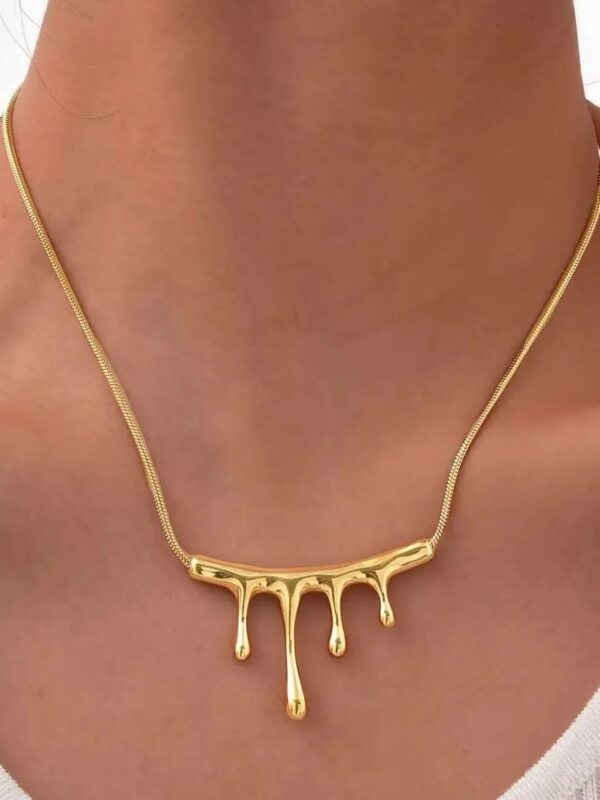 🔥Collar minimalista acero 316 L dorado