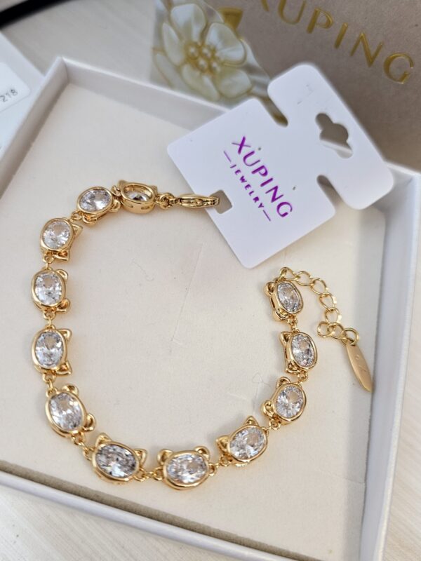 pulseta gato oso xuping jewerly rose