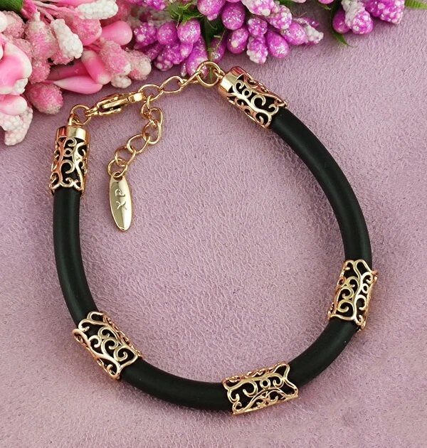 pulsera silicon xuping jewerly rose