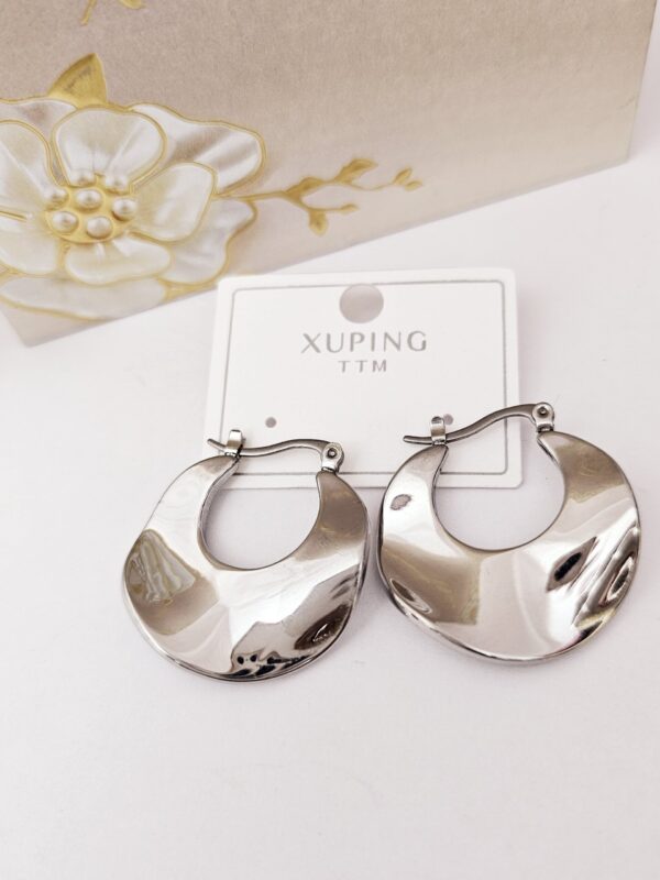 argolla curvo xuping TTM plateado