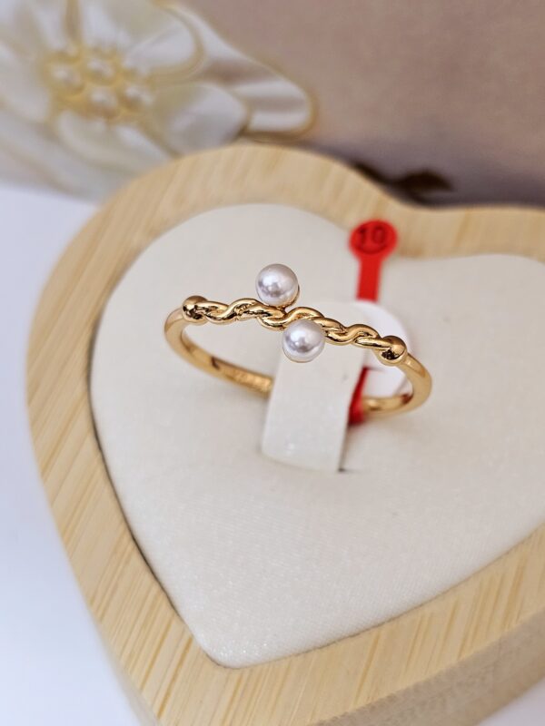 anillos Talla 7,9,10 perla xuping jewerly rose