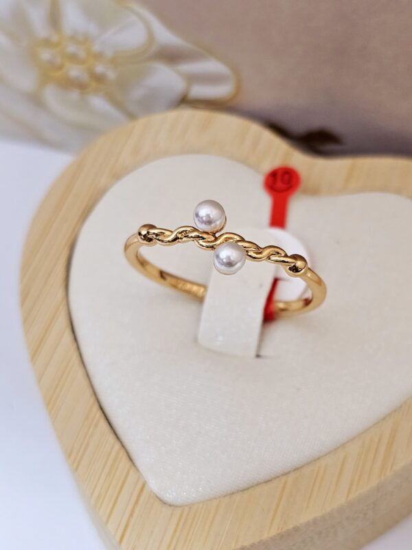 anillos Talla 7,9,10 perla xuping jewerly rose