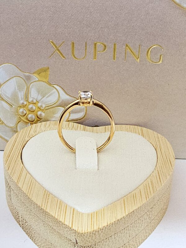 anillo talla 6,7 tipo compromiso xuping jewerly rose