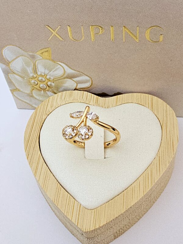 anillo talla 7,8 cereza xuping jewerly rose #246