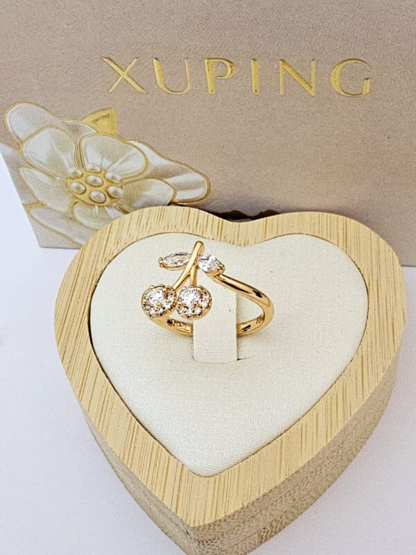 anillo talla 7,8 cereza xuping jewerly rose #246