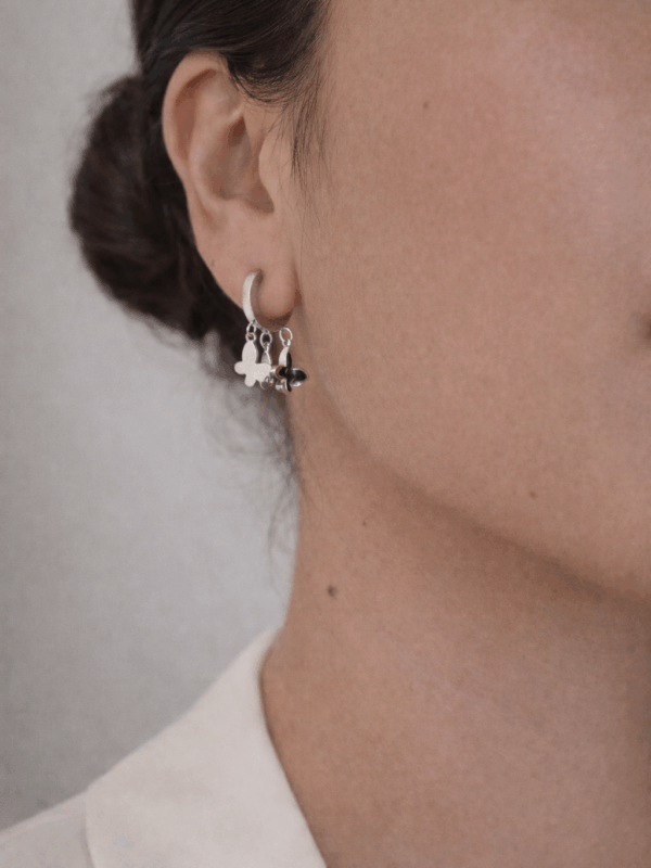 arete 🦋 mariposa xuping TTM plateado