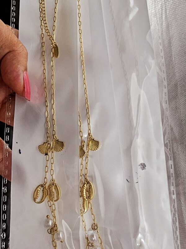 collar marino perlas xuping TTM dorado