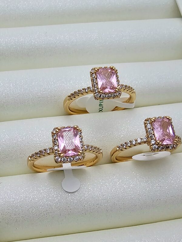 Tallas 7,8,9 Anillo rosado xuping jewerly rose