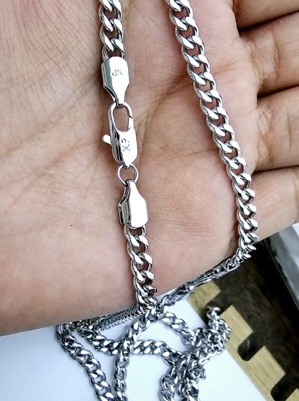 cadena lomo Grosor 5mm,Largo 50cm xuping jewerly plateado