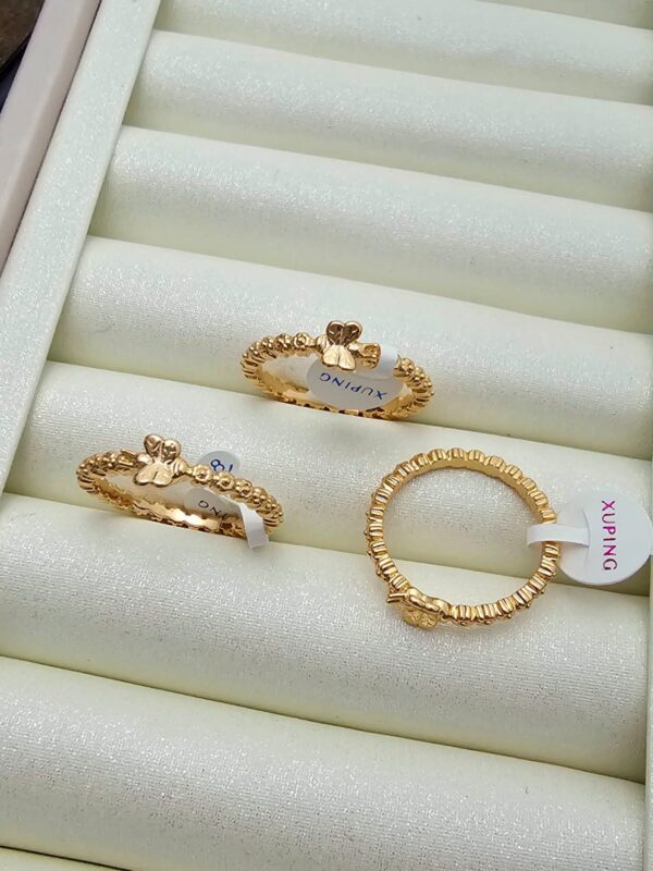 Tallas 7,8 Anillo mariposa xuping jewerly rose