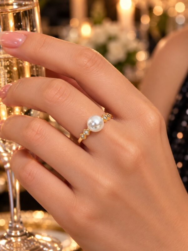 WhatsApp Image 2026-09-23 at 10.19.12 PM anillo talla 7,8,9,10 perla rombos xuping jewerly rose