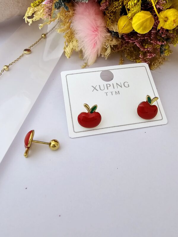 2025/12/1001936564-scaled.jpg arete tambor manzana xuping TTM dorado