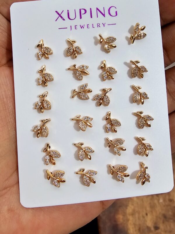 arete espiga xuping jewerly rose