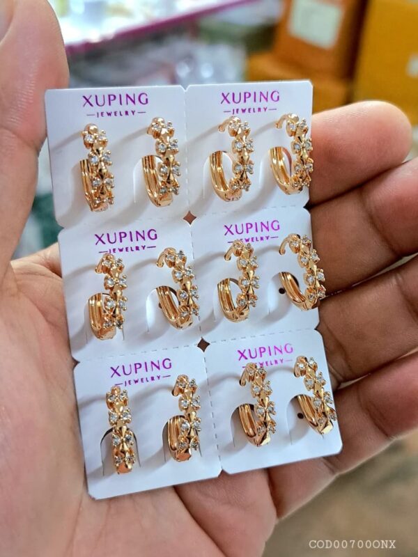 arete xuping jewerly rose